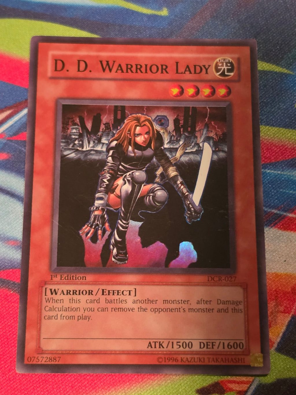 D.D. Warrior Lady Super Rare Dark Crisis DCR-027 LP