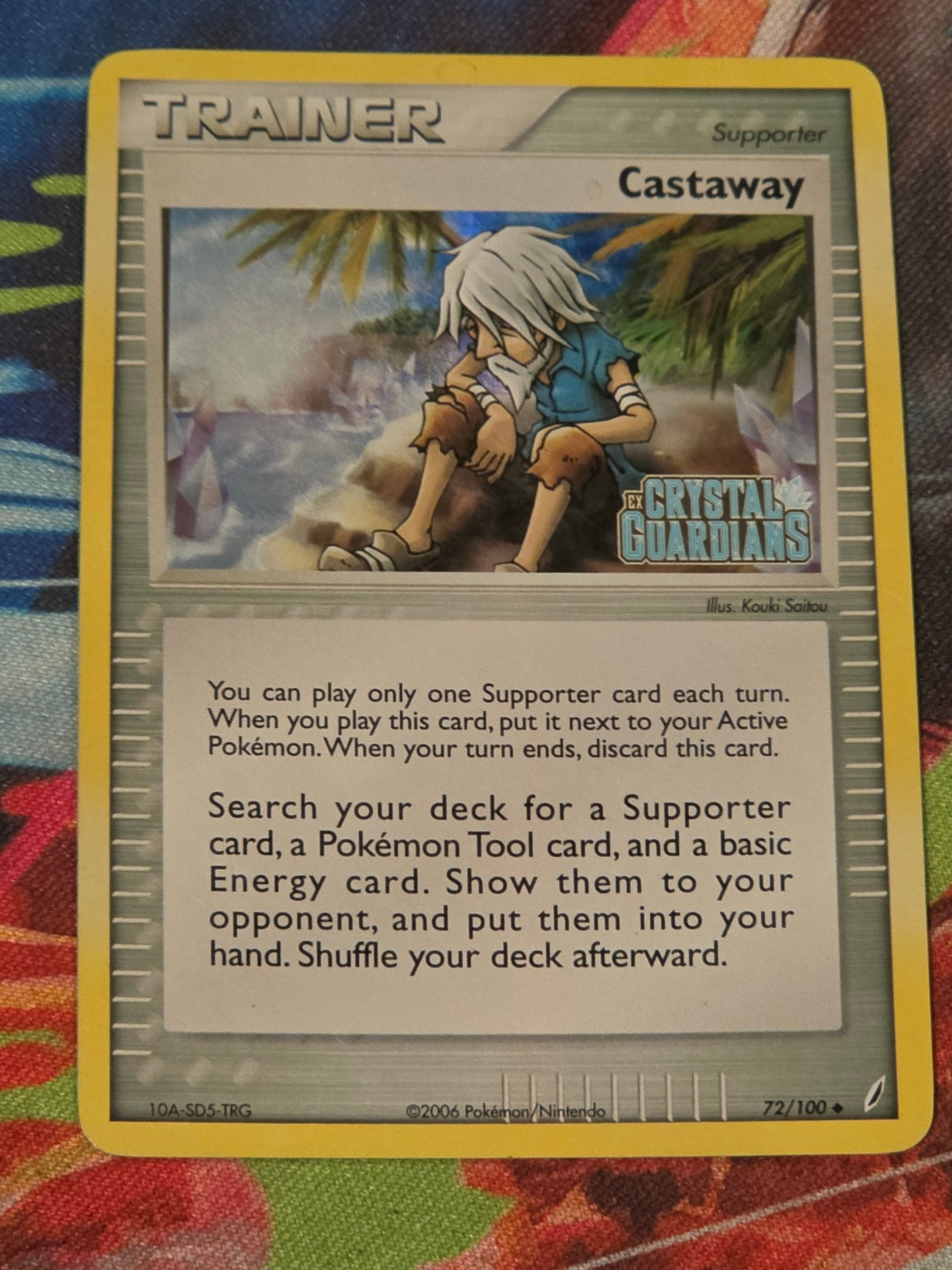 Castaway Uncommon Reverse Holo EX Crystal Guardians 72/100 MP Pokemon