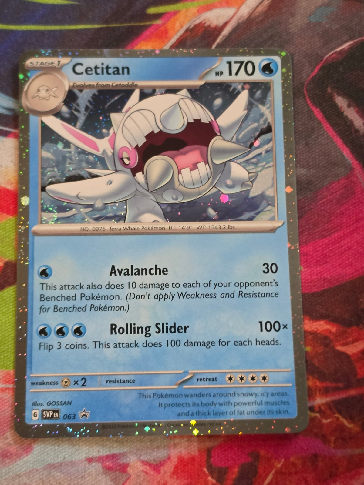 Cetitan - 063 - SV: Scarlet & Violet Promo Cards - Promo - NM Pokemon