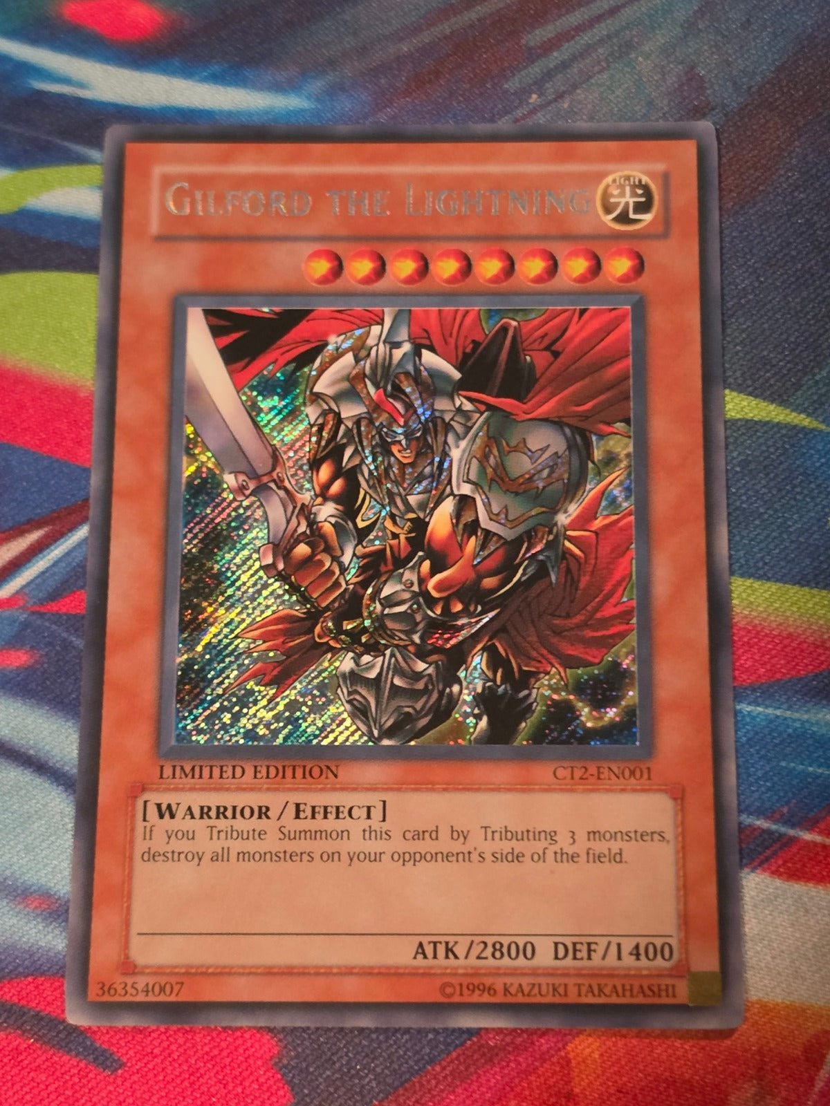 Gilford the Lightning Secret Rare 2005 Collectors Tin CT2-EN001 LP