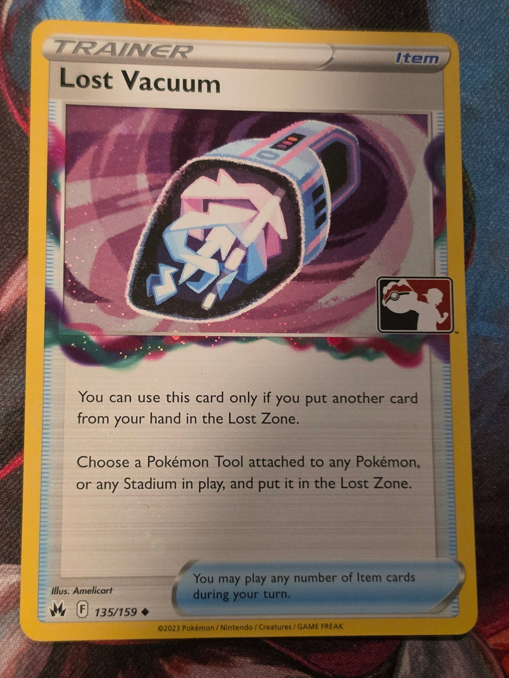 Lost Vacuum (Cosmos Holo) Uncommon Prize Pack Series Cards 135/159 NM Pokemon