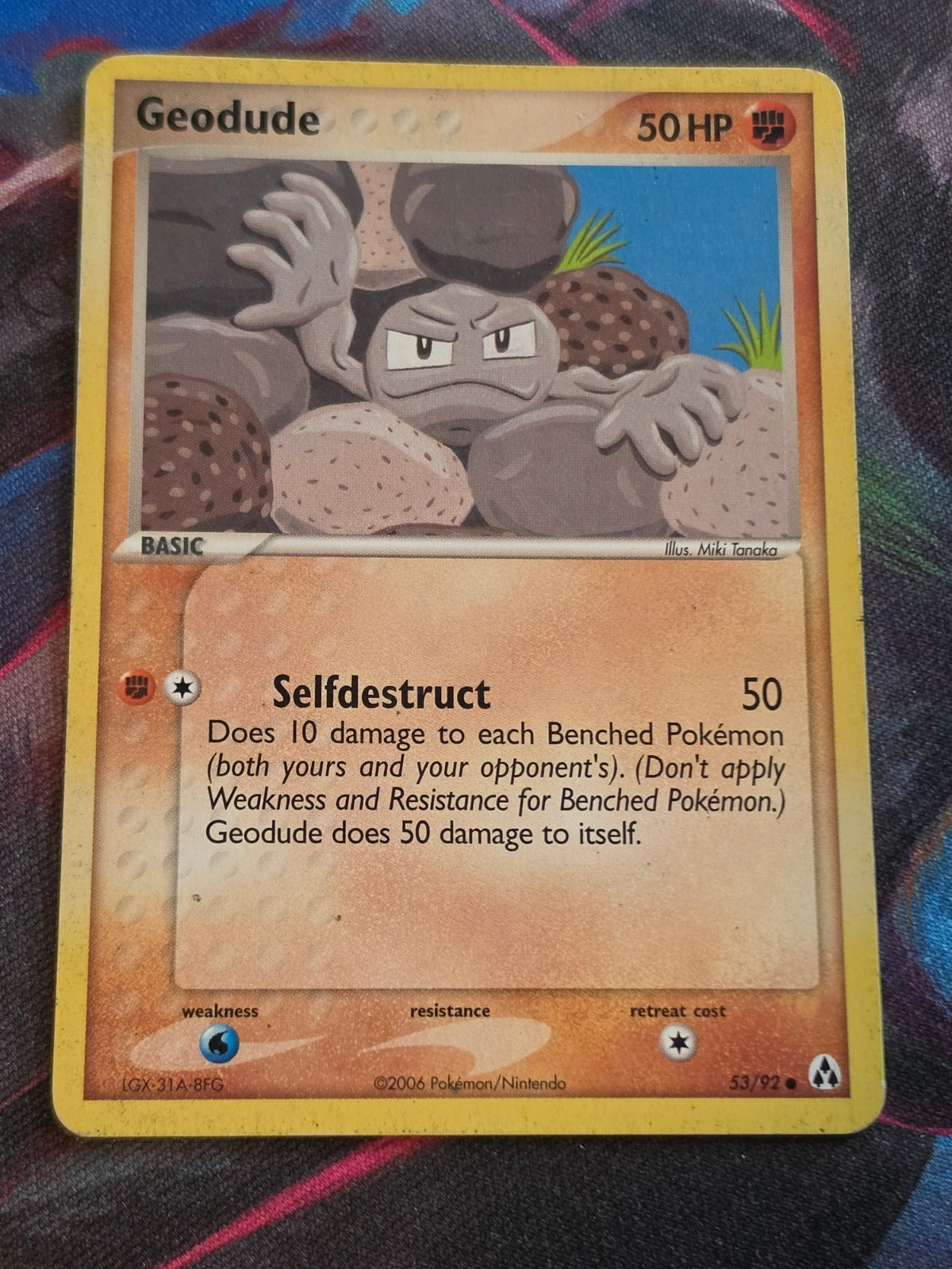 Geodude - 53/92 - EX Legend Maker - Common - MP - Pokemon