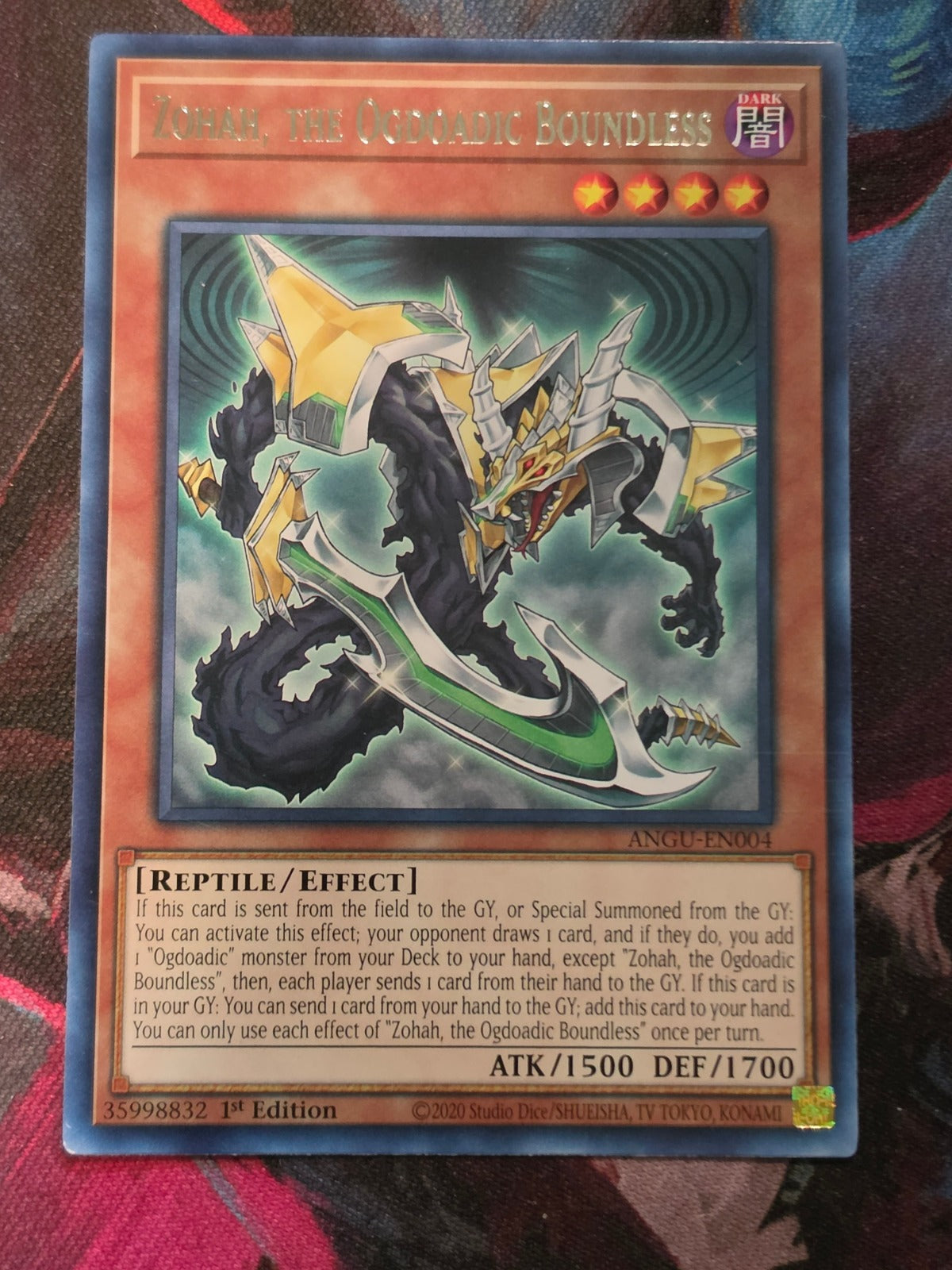 Zohah, the Ogdoadic Boundless Rare Ancient Guardians ANGU-EN004 NM