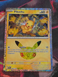 Pikachu - 044/128 - ME: 30th Celebration - Pikachu Rare - NM - Pokemon