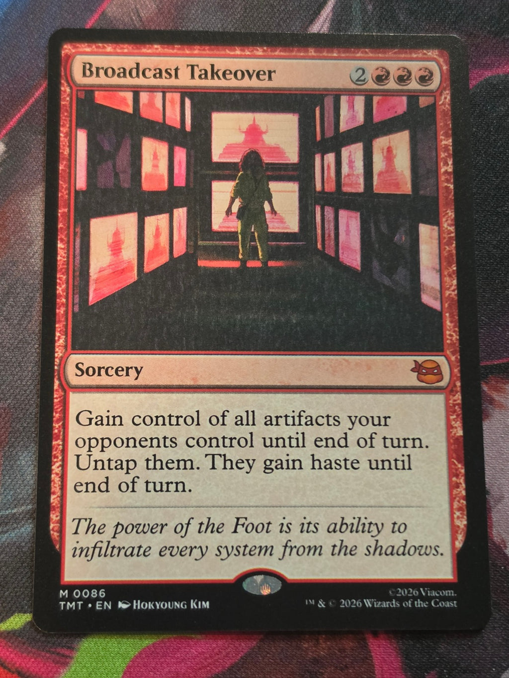 Broadcast Takeover - 86 - Teenage Mutant Ninja Turtles - M - NM MTG
