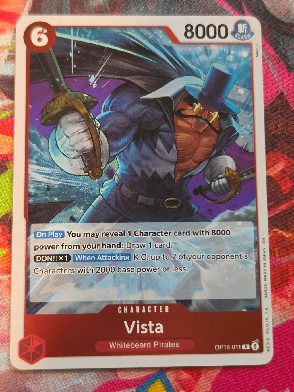 Vista R The Time of Battle OP16-011 NM One Piece