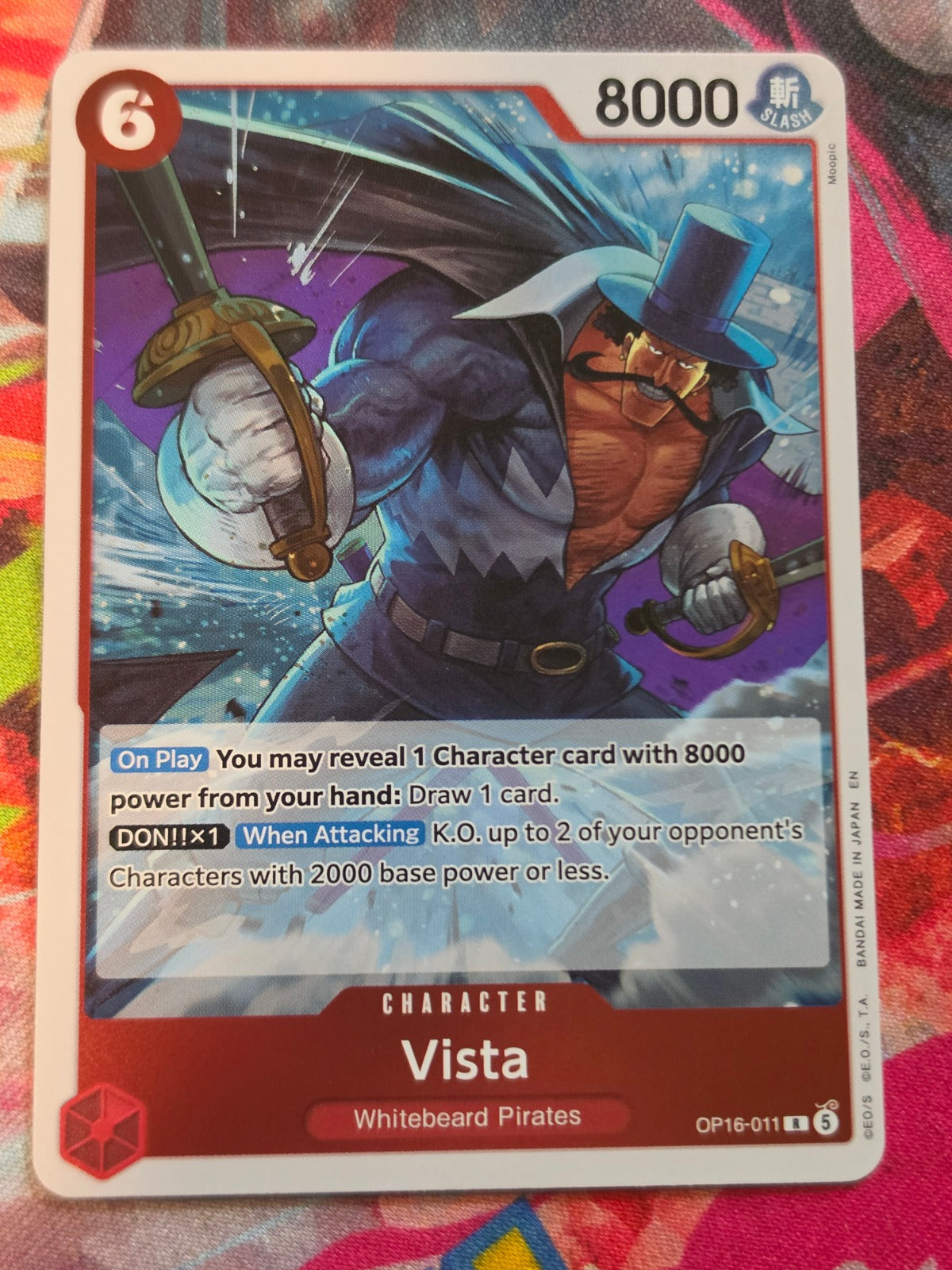 Vista R The Time of Battle OP16-011 NM One Piece