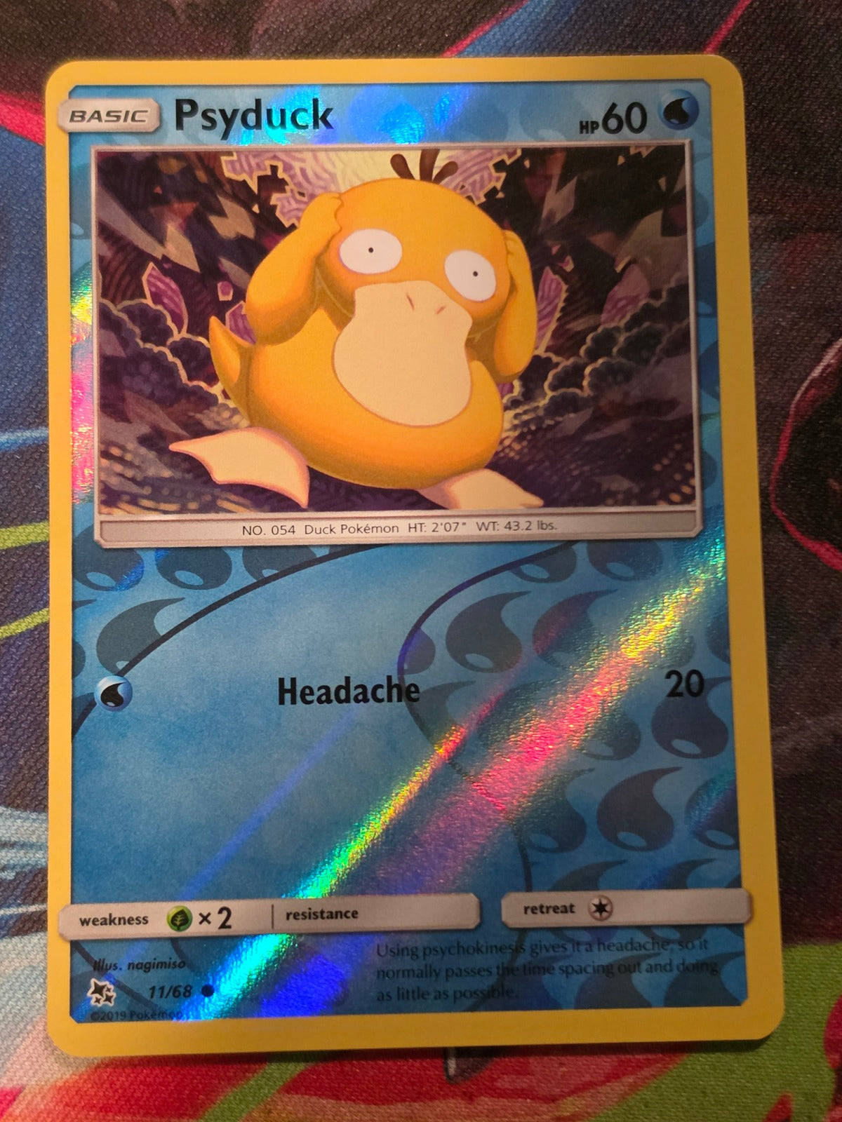 Psyduck Common Hidden Fates 11/68 NM Pokemon