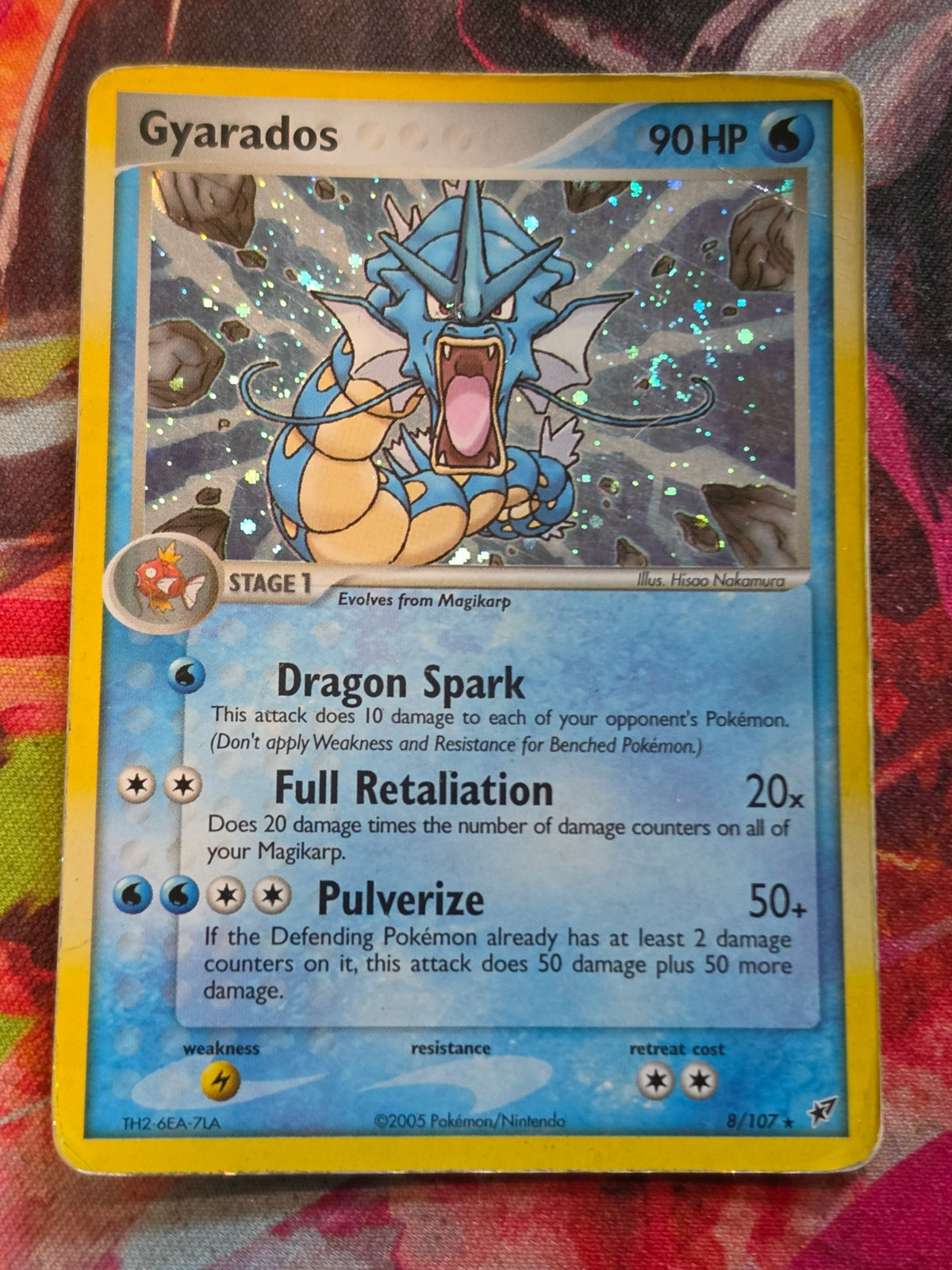 Gyarados Holo Rare EX Deoxys 8/107 DMG Pokemon