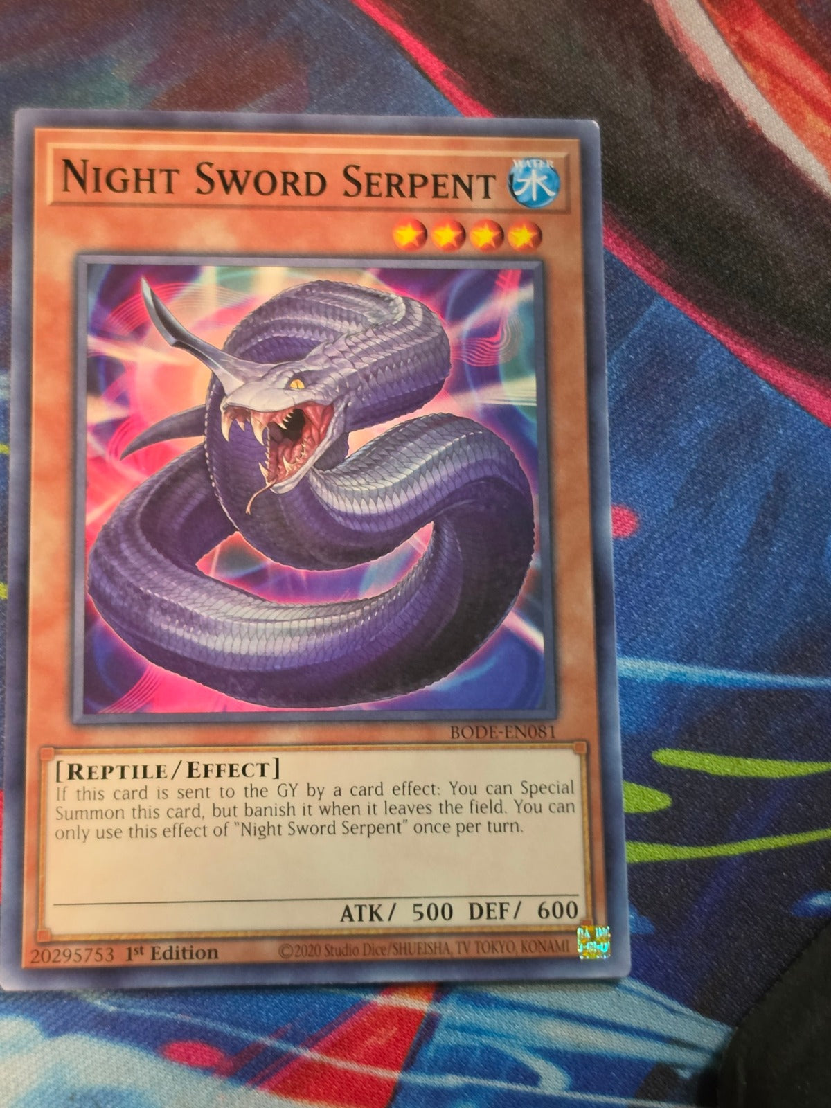 Night Sword Serpent Common Burst of Destiny BODE-EN081 LP