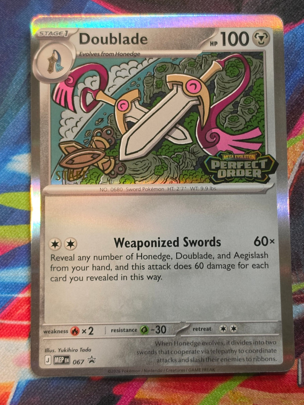 Doublade [Staff] Promo ME: Mega Evolution Promo 067 NM Pokemon