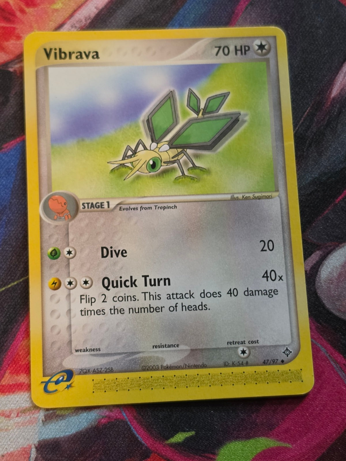 Vibrava - 47/97 - EX Dragon - Uncommon - HP - Pokemon