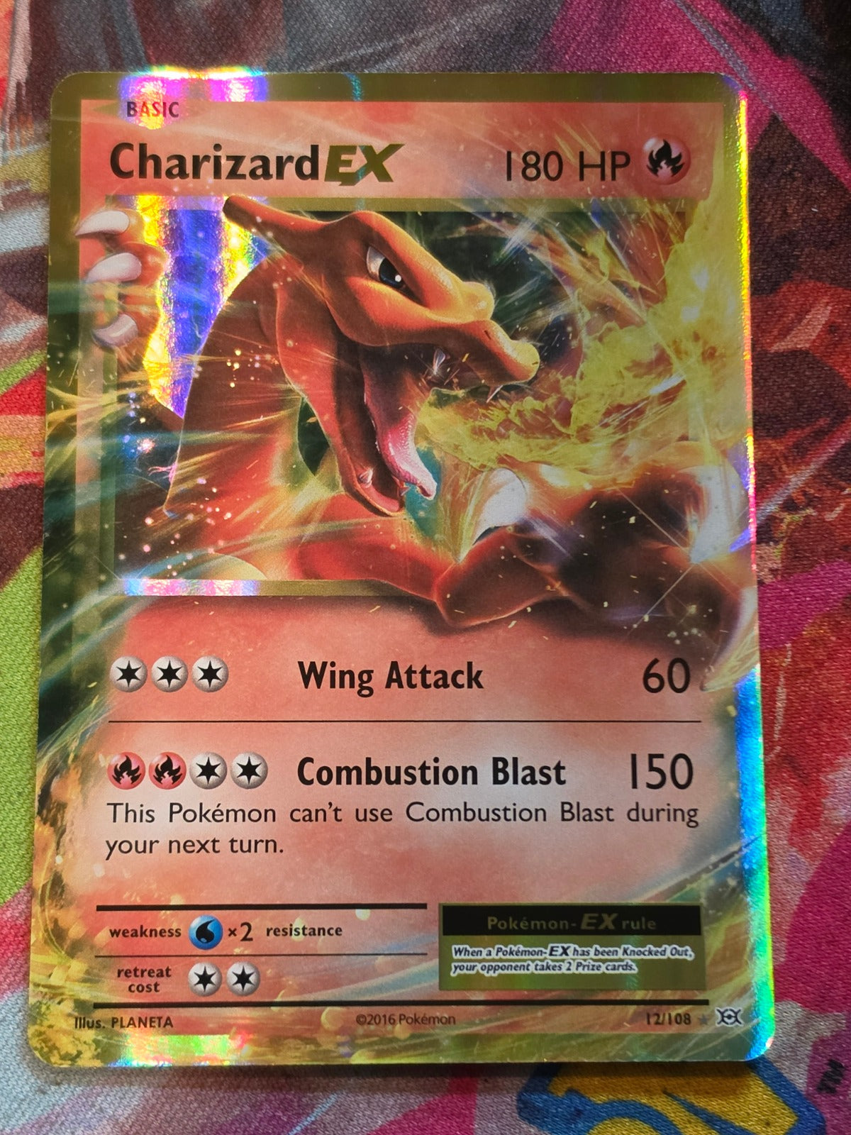 Charizard EX Ultra Rare XY - Evolutions 12/108 LP+ Pokemon