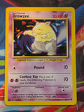 Drowzee 1999-2000 UK 4th Print Base Set Common 049/102 LP Pokemon