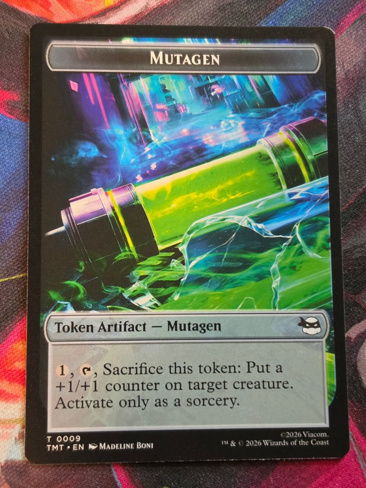 Mutant // Mutagen Double-Sided Token - 7 // 9 - Teenage Mutant Ninja Turtles Tokens - T - NM MTG (Back)
