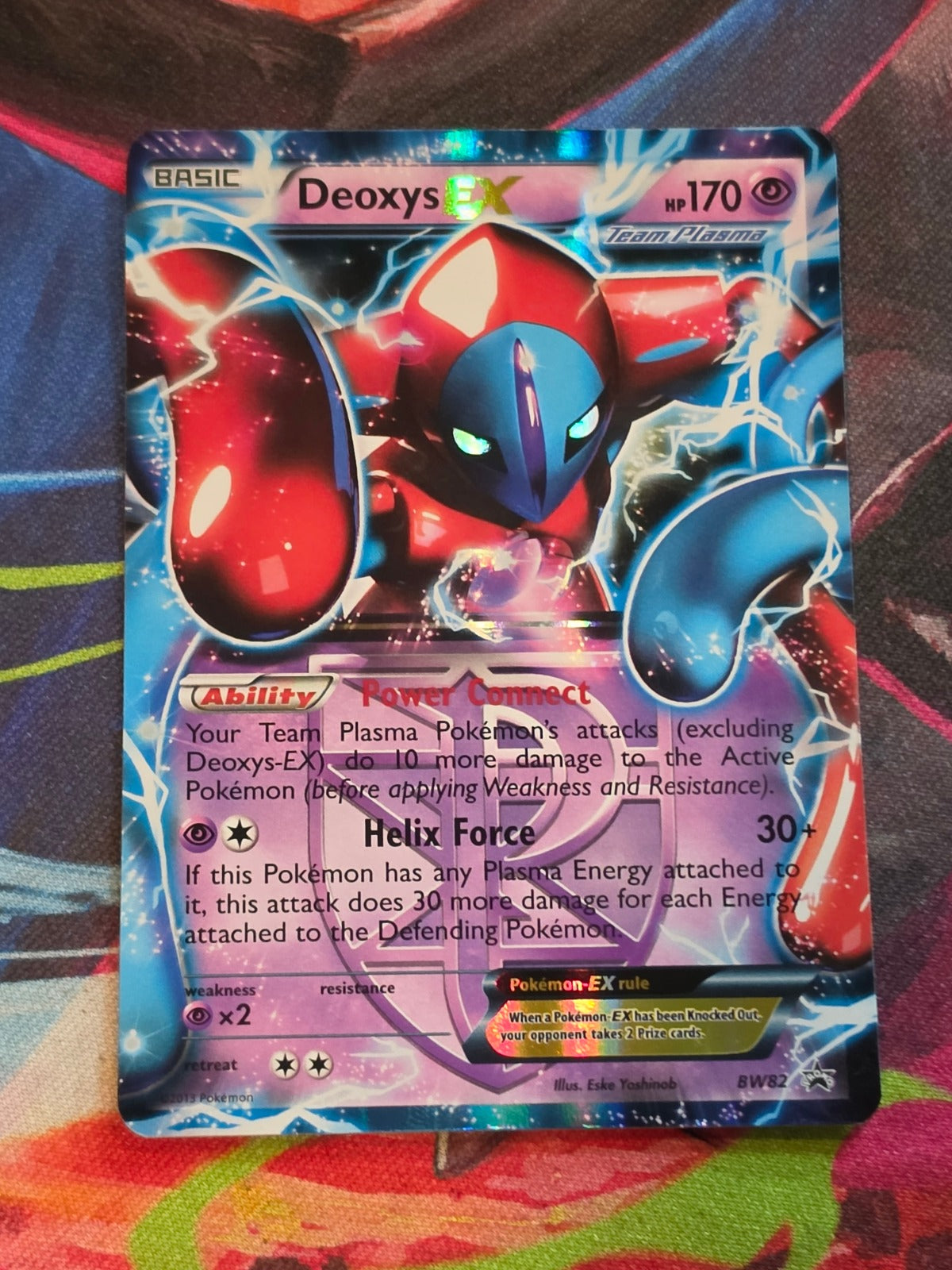 Deoxys EX (Team Plasma) Promo Black and White Promos BW82 MP Pokemon