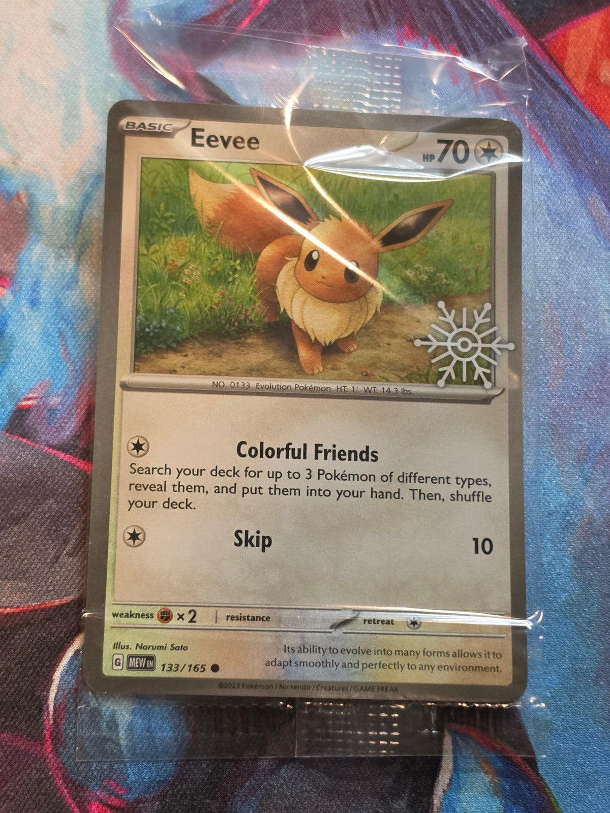 Eevee (Holiday Calendar) Common Miscellaneous Cards & Products 133/165 NM SEALED Pokemon