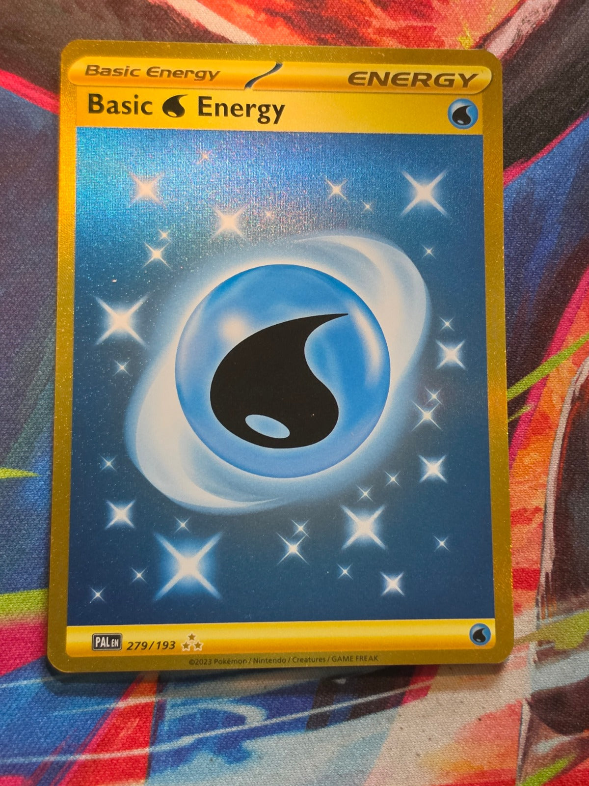Basic Water Energy Hyper Rare SV02: Paldea Evolved 279/193 NM Pokemon