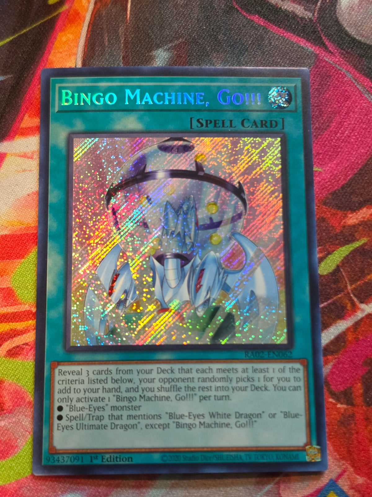 Bingo Machine, Go!!! (Secret Rare) Secret Rare 25th Anniversary Rarity Collection II RA02-EN062 NM