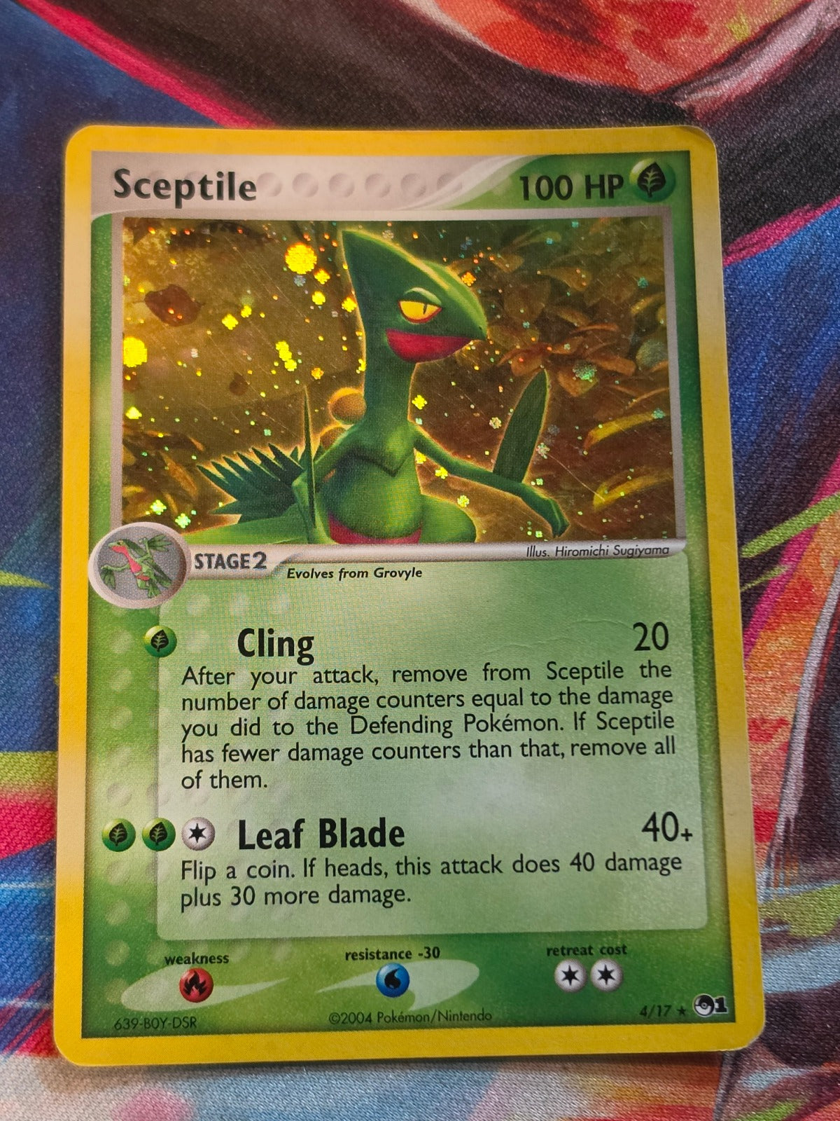 Sceptile Rare POP Series 1 004/017 HP Pokemon
