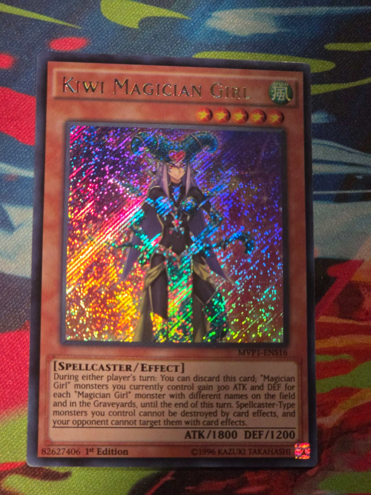 Kiwi Magician Girl Secret Rare The Dark Side of Dimensions Movie Pack: Secret Edition MVP1-ENS16 1st Edition LP Yu-Gi-Oh!