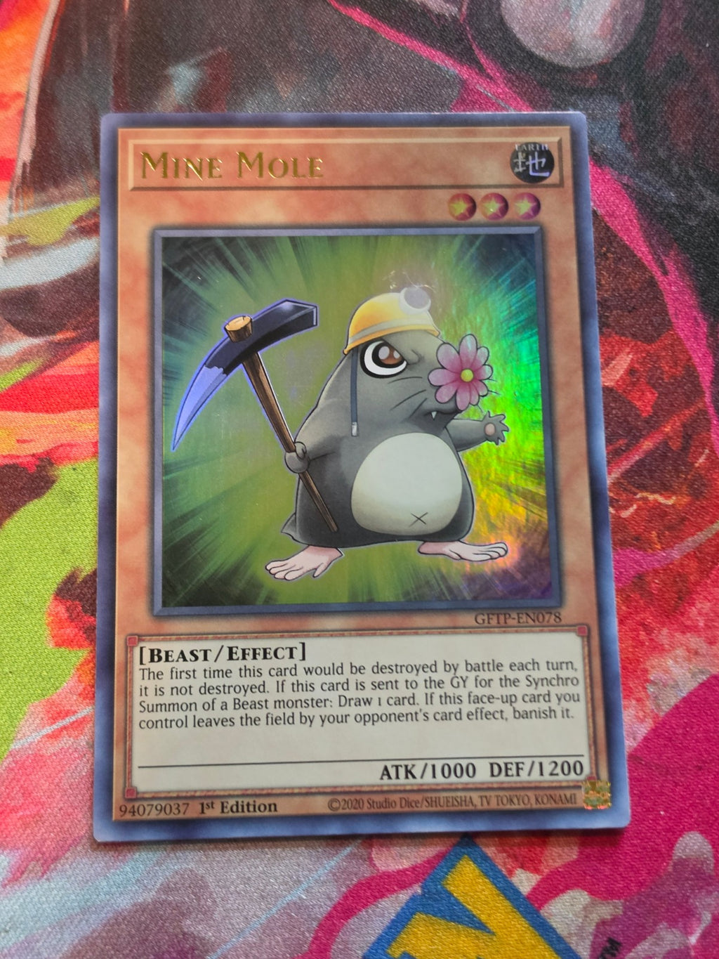 Mine Mole Ultra Rare Ghosts From the Past GFTP-EN078 1st Edition NM Yu-Gi-Oh!