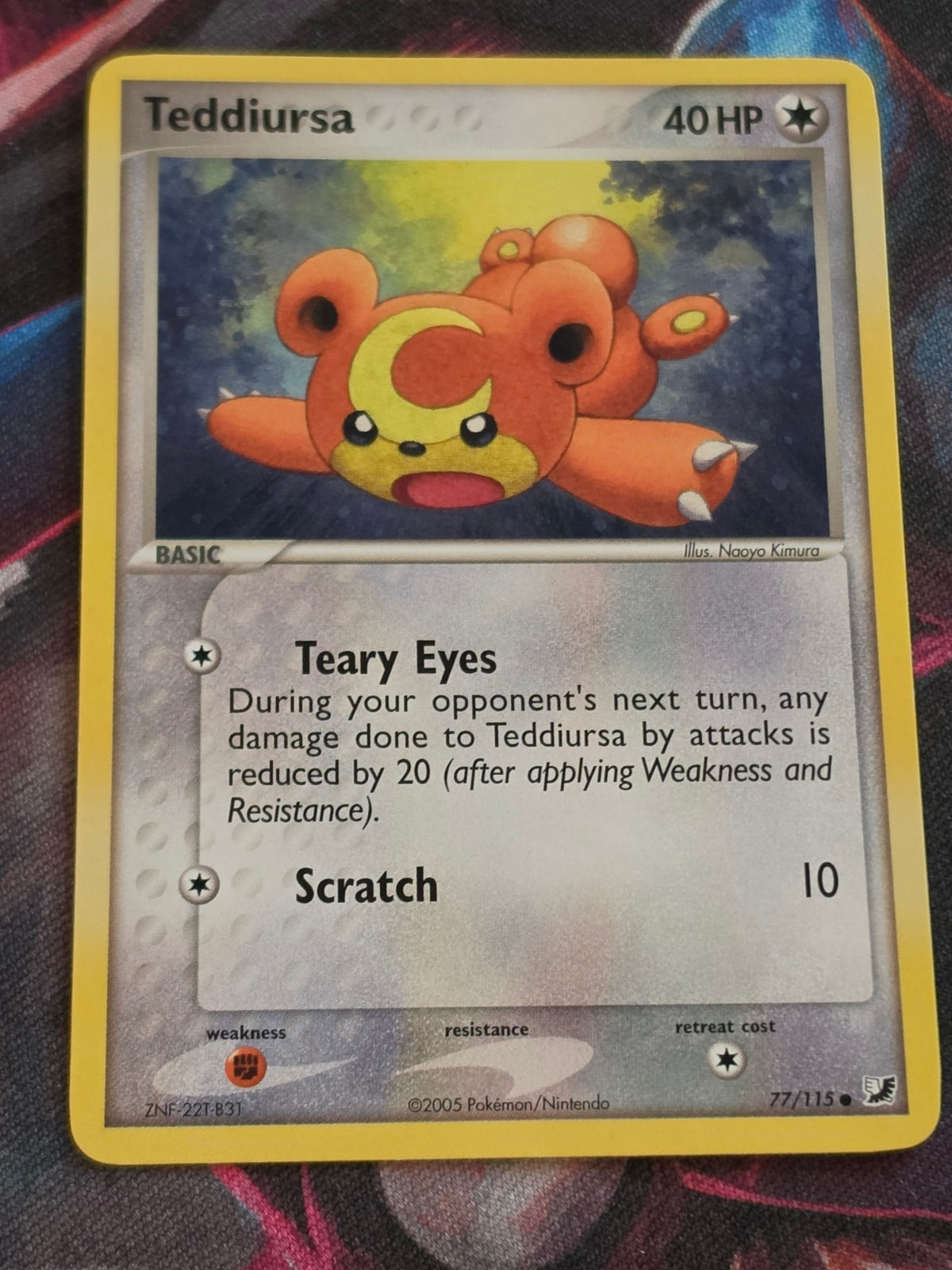 Teddiursa - 77/115 - EX Unseen Forces - Common - MP - Pokemon