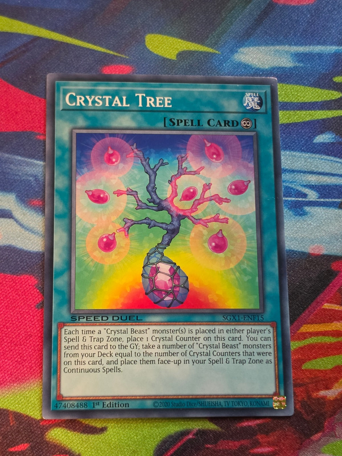 Crystal Tree Common Speed Duel GX: Duel Academy Box SGX1-ENF15 1st Edition 1st Edition LP Yu-Gi-Oh!