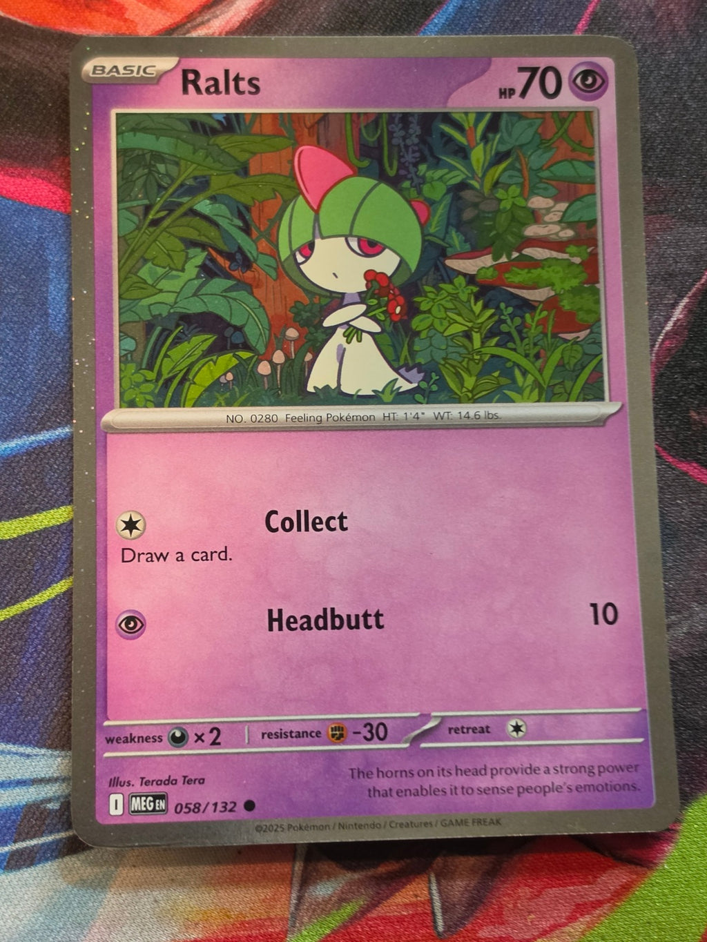 Ralts (Cosmos Holo) Common Miscellaneous Cards & Products 058/132 NM Pokemon
