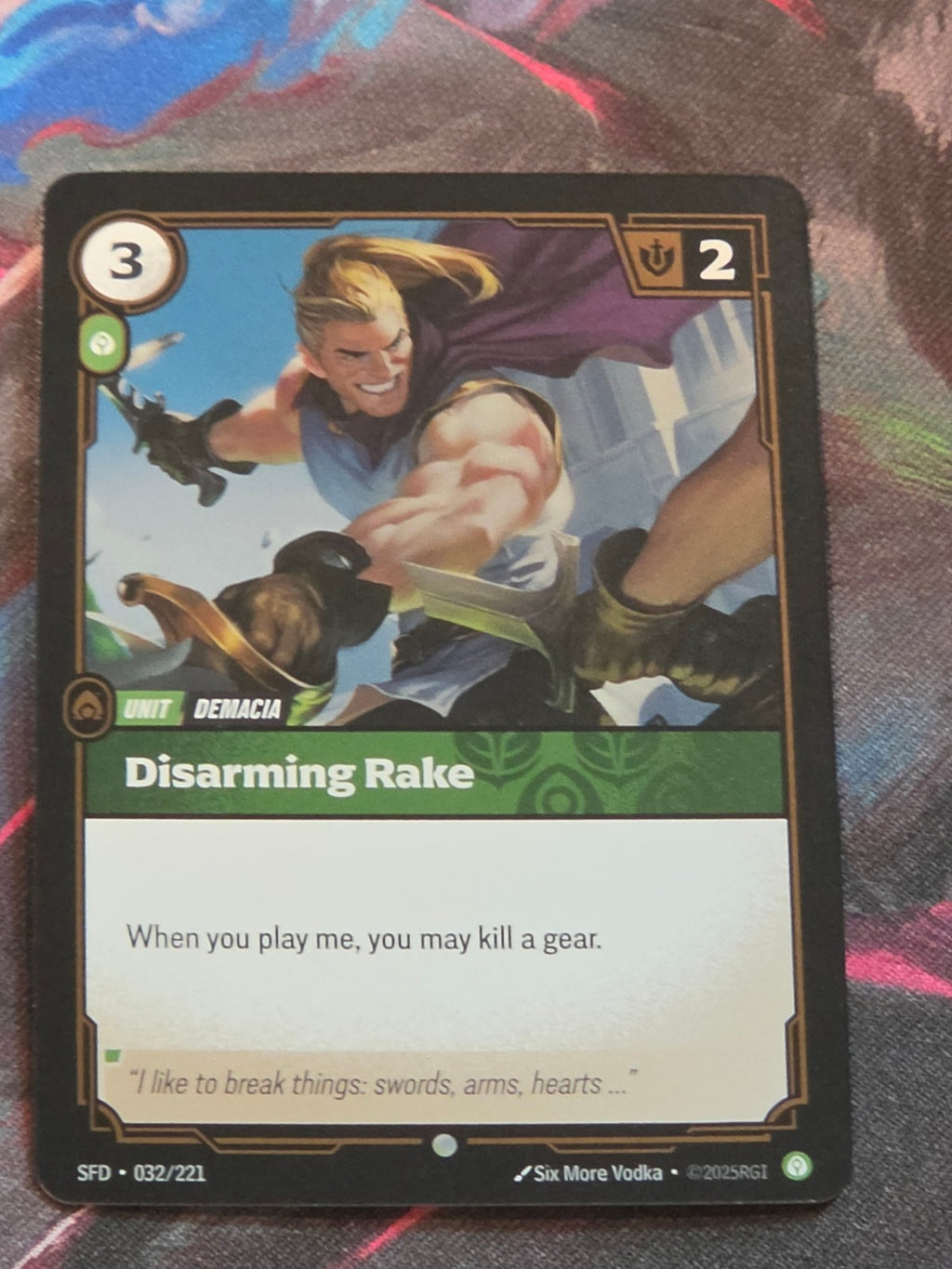 Disarming Rake - 032/221 - Spiritforged - Common - NM
