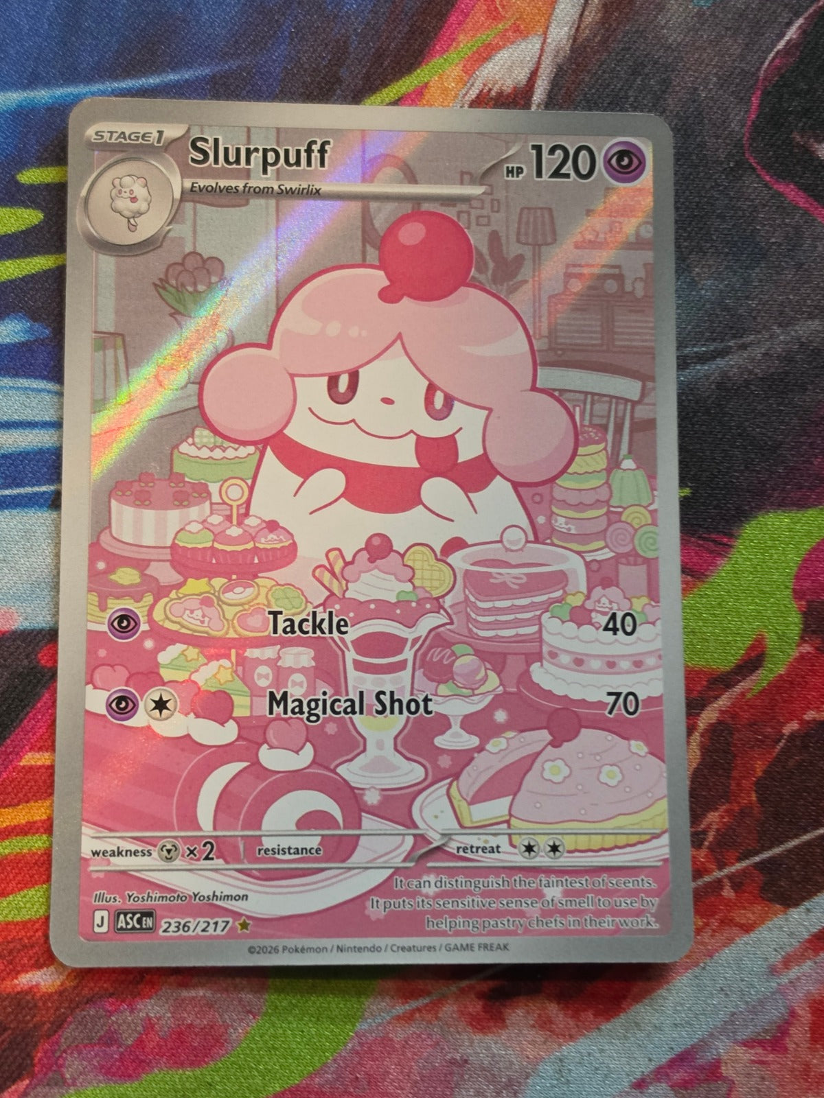 Slurpuff Illustration Rare ME: Ascended Heroes 236/217 NM- Pokemon