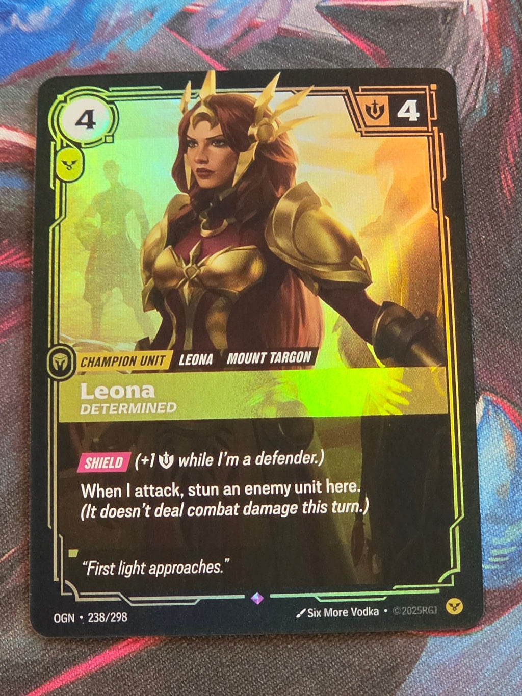 Leona, Determined - 238/298 - Origins - Rare - NM