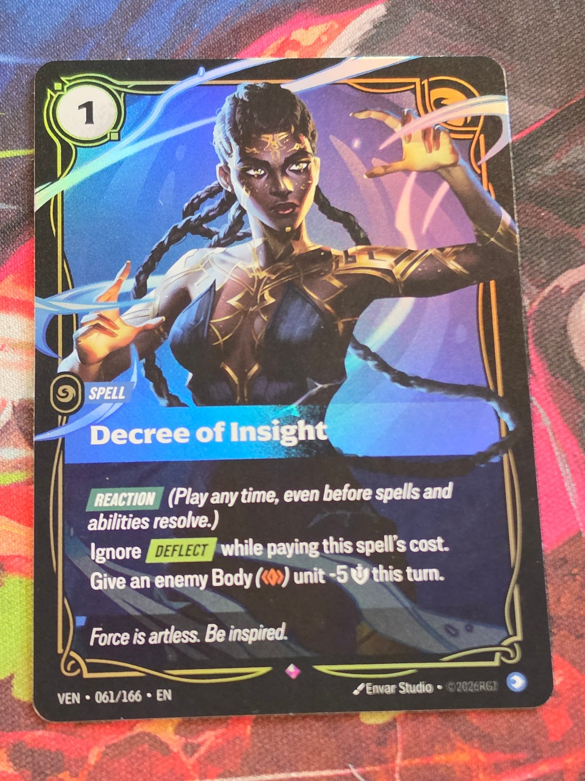 Decree of Insight - 061/166 - Vendetta - Rare - NM