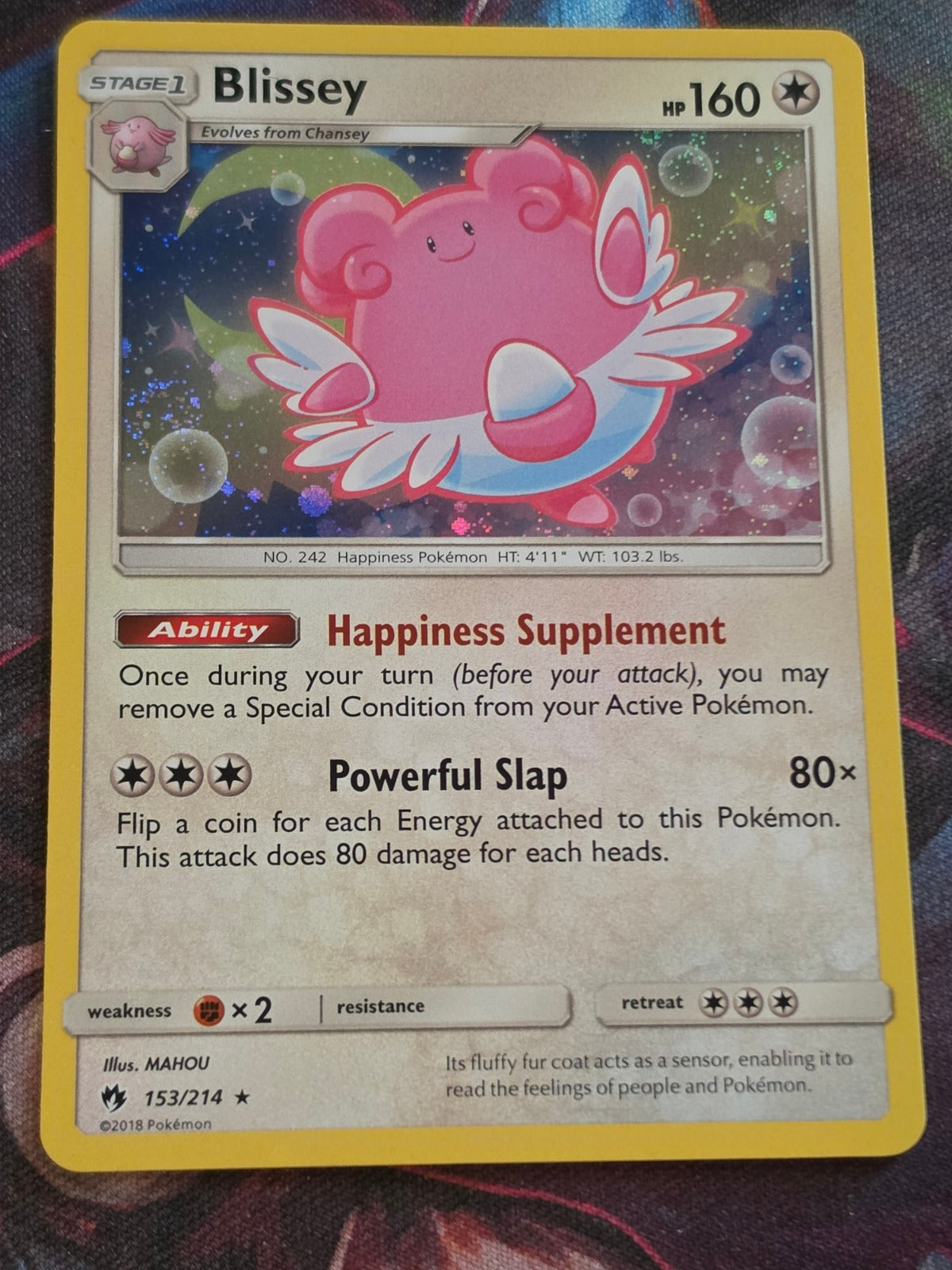 Blissey (Cosmos Holo) - 153/214 - Miscellaneous Cards & Products - Promo - LP - Pokemon
