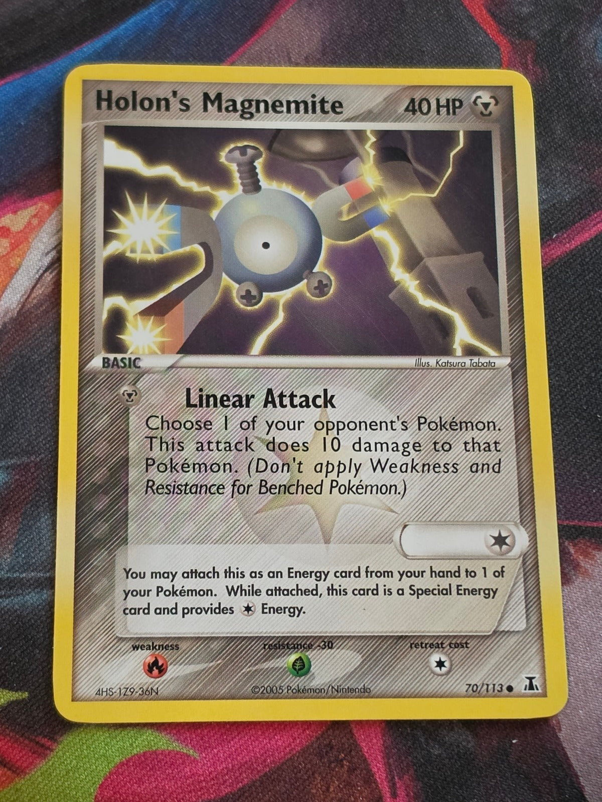 Holon's Magnemite - 70/113 - EX Delta Species - Common - LP - Pokemon