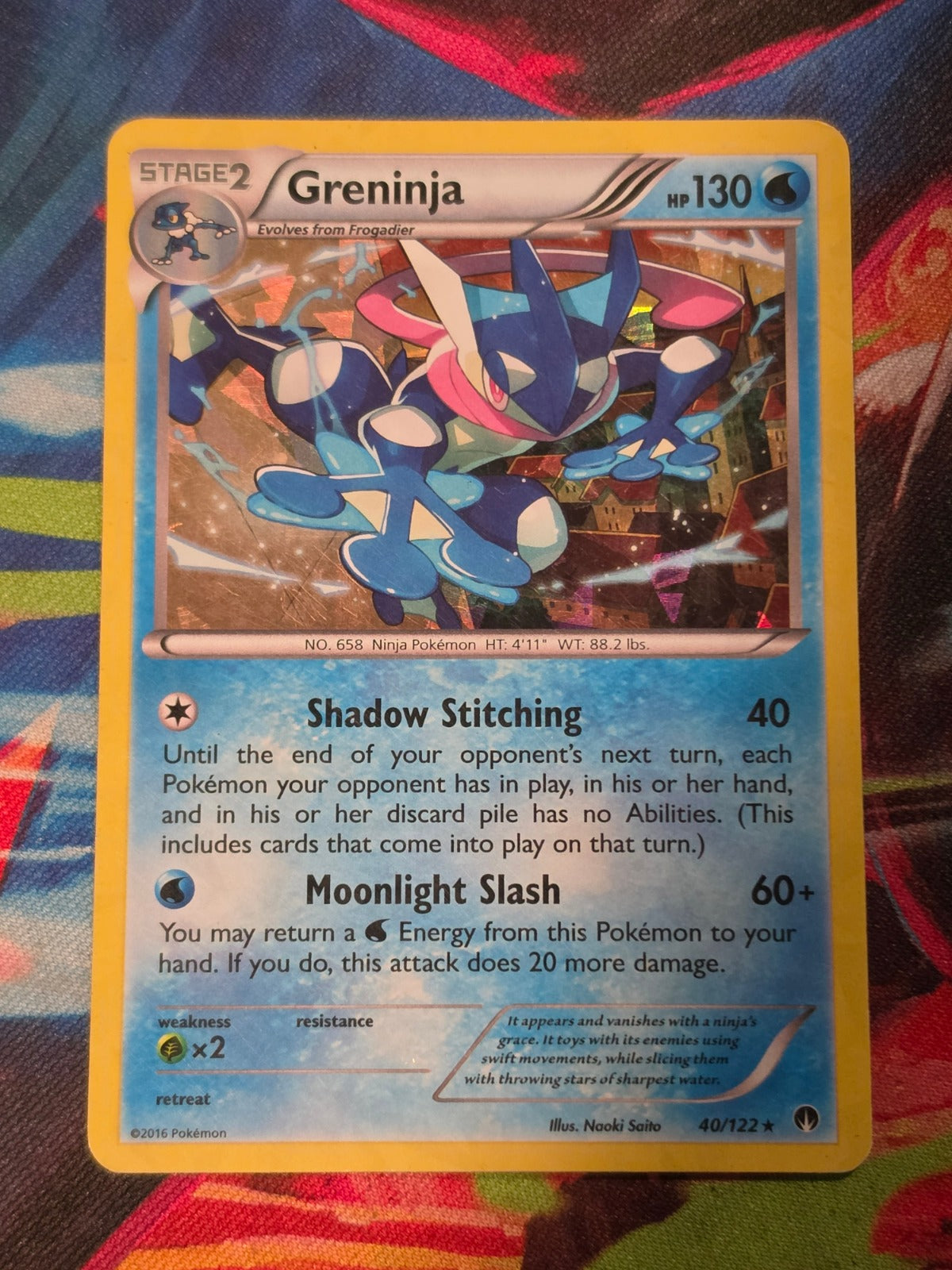 Greninja (XY BREAKpoint) Holo Rare Deck Exclusives 040/122 MP Pokemon