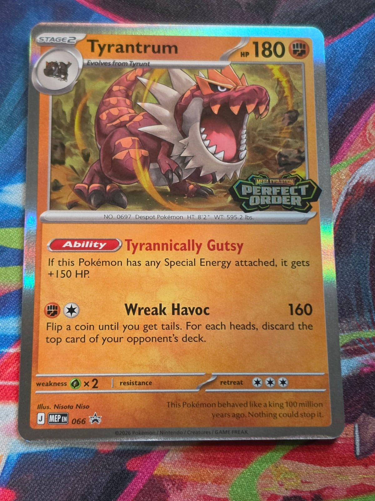 Tyrantrum Promo ME: Mega Evolution Promo 066 NM Pokemon