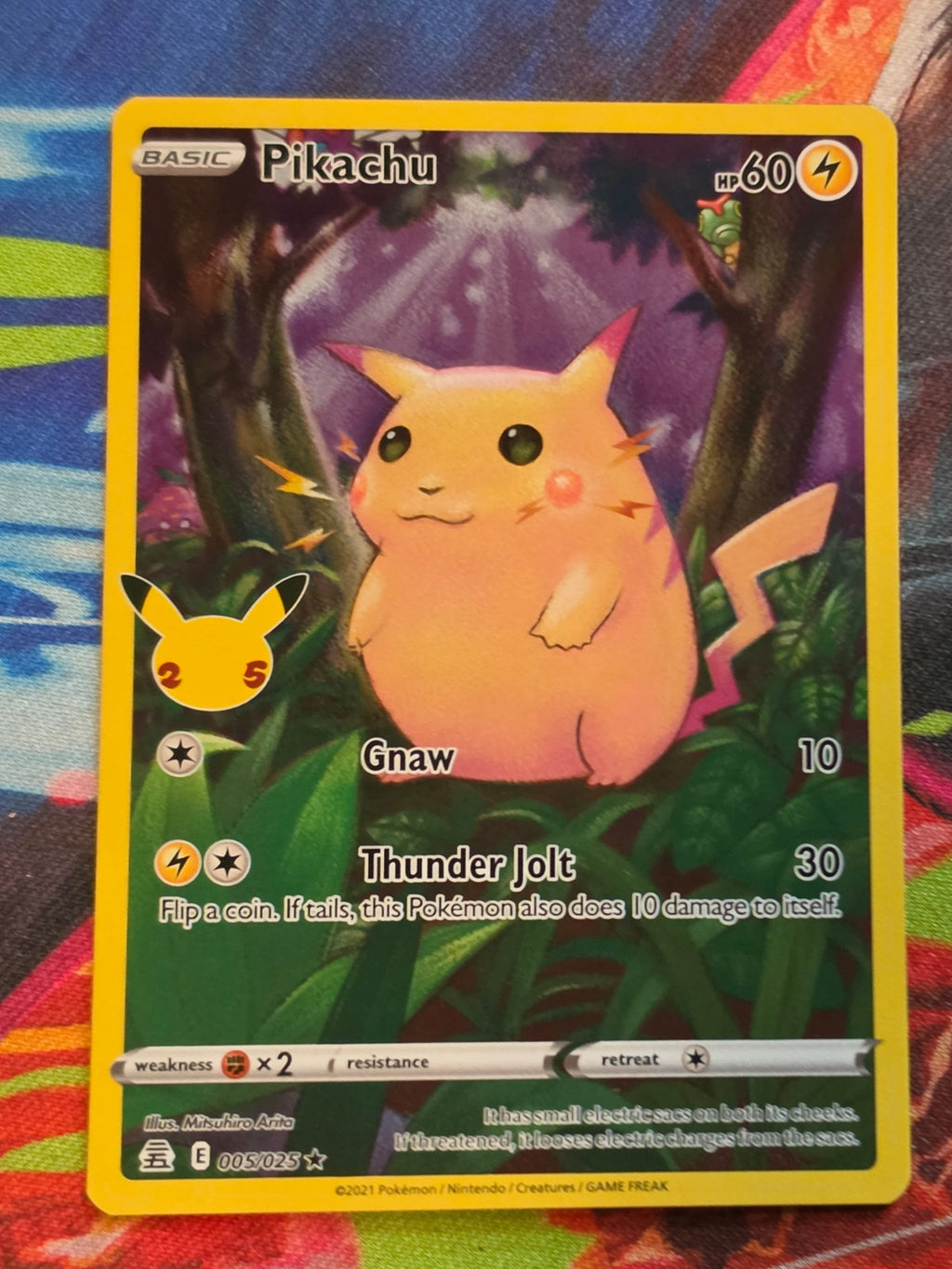 Pikachu Holo Rare Celebrations 005/025 NM Pokemon