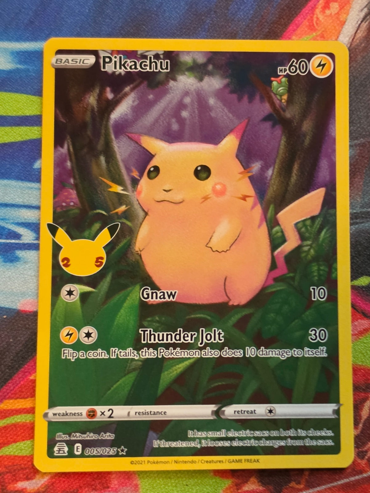 Pikachu Holo Rare Celebrations 005/025 NM Pokemon