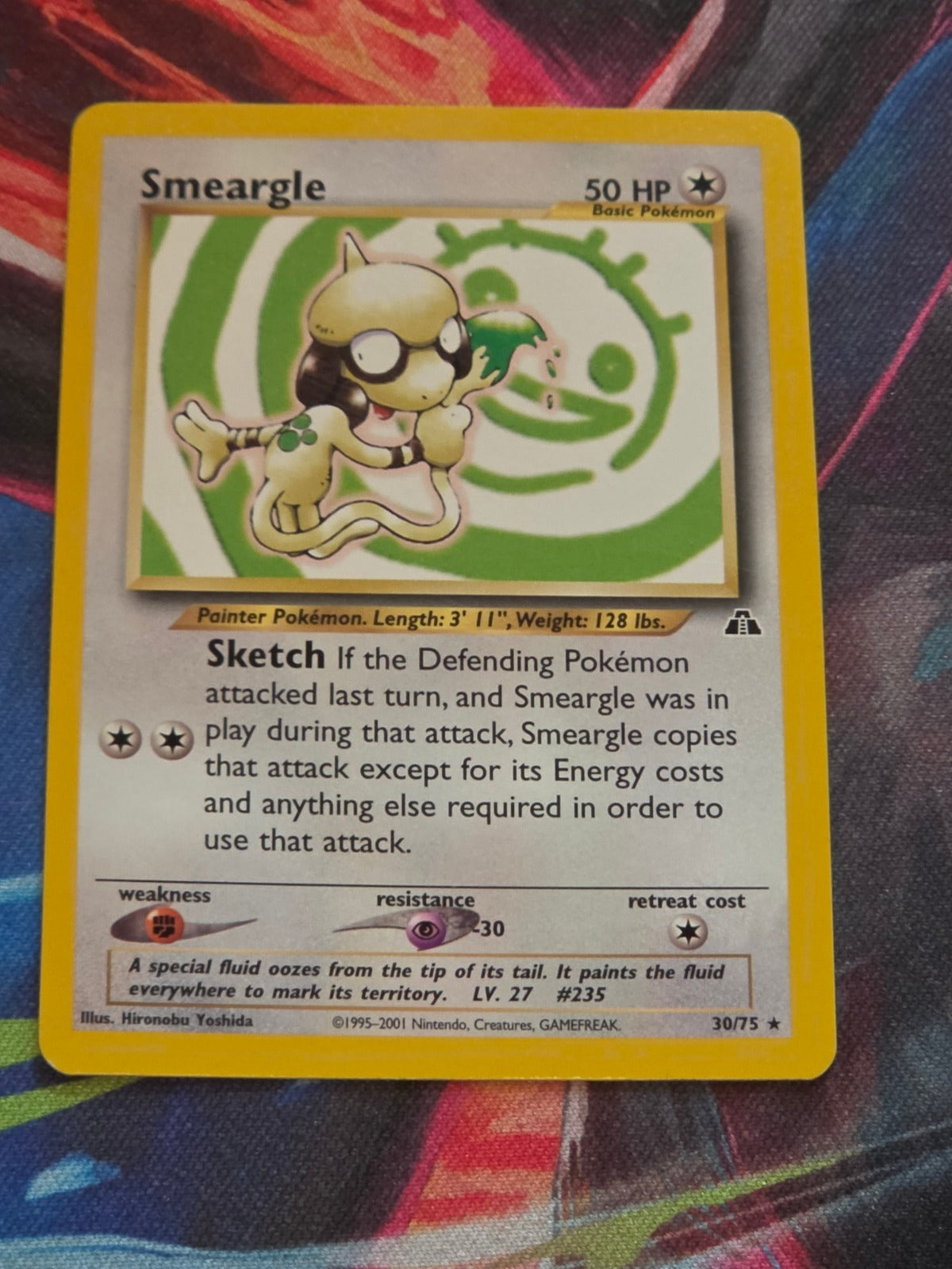 Smeargle (30) Unlimited Rare Neo Discovery 30/75 NM Pokemon