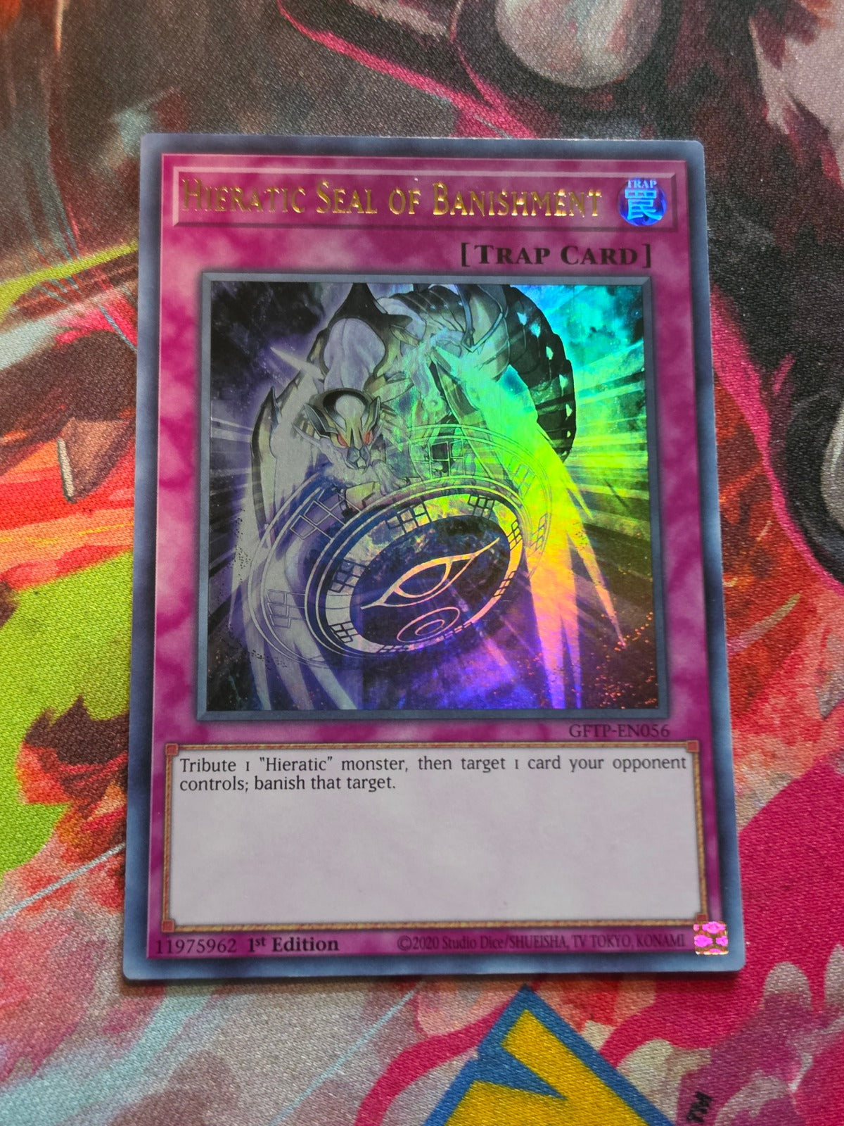 Hieratic Seal of Banishment Ultra Rare Ghosts From the Past GFTP-EN056 1st Edition NM Yu-Gi-Oh!