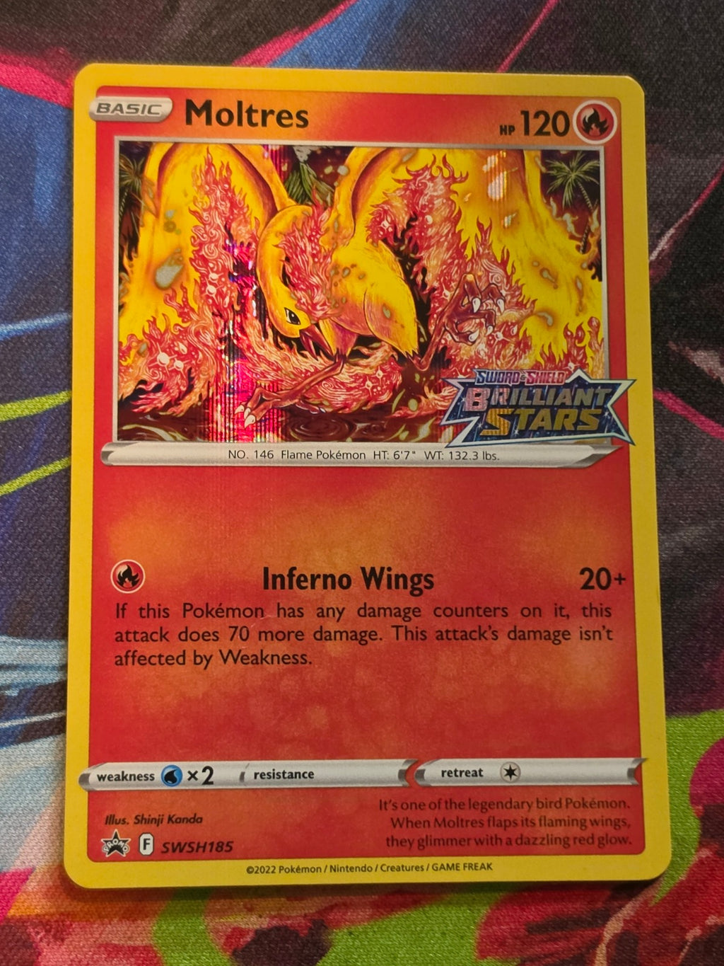 Moltres Promo SWSH: Sword & Shield Promo Cards SWSH185 NM- Pokemon
