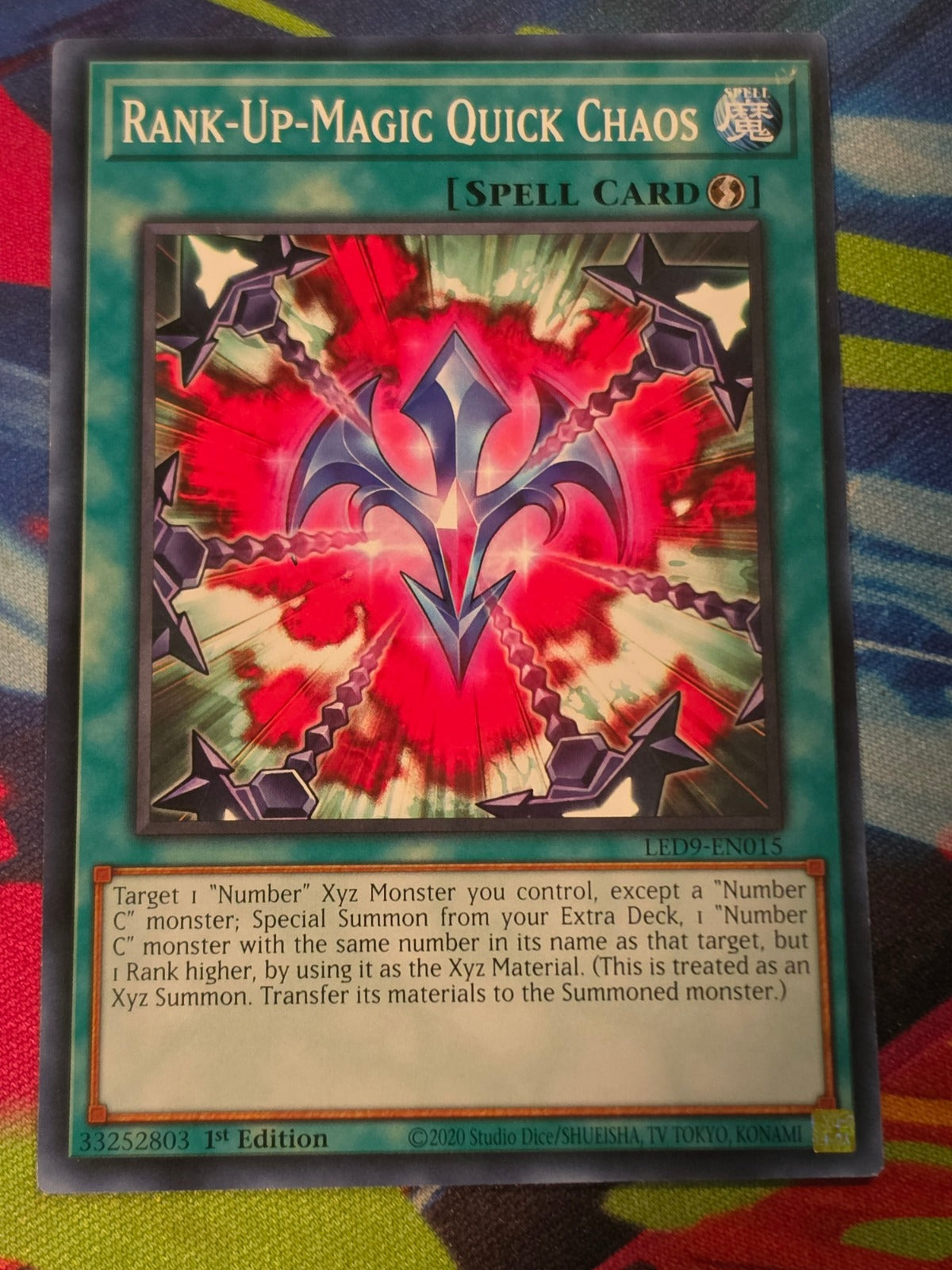 Rank-Up-Magic Quick Chaos Common Legendary Duelists: Duels From the Deep LED9-EN015 LP