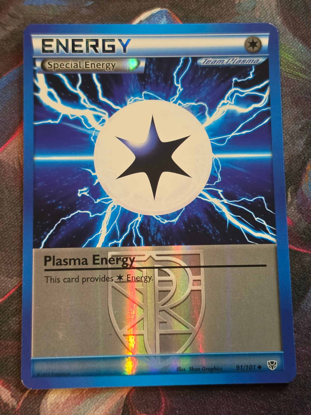 Plasma Energy (Team Plasma) - 91/101 - Plasma Blast - Uncommon - Reverse Holo - LP - Pokemon