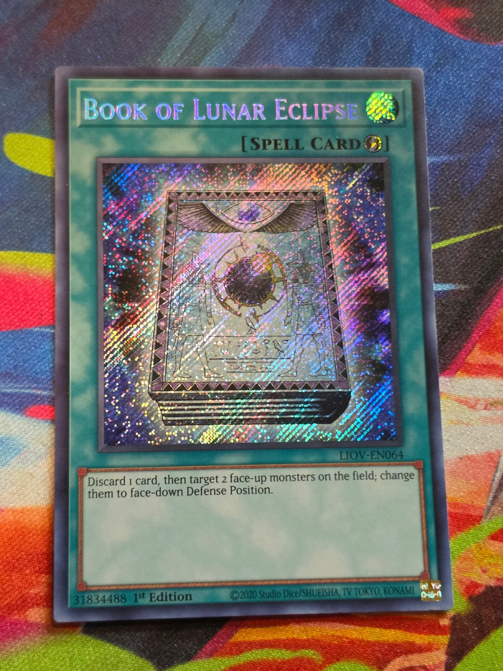 Book of Lunar Eclipse Secret Rare Lightning Overdrive LIOV-EN064 LP