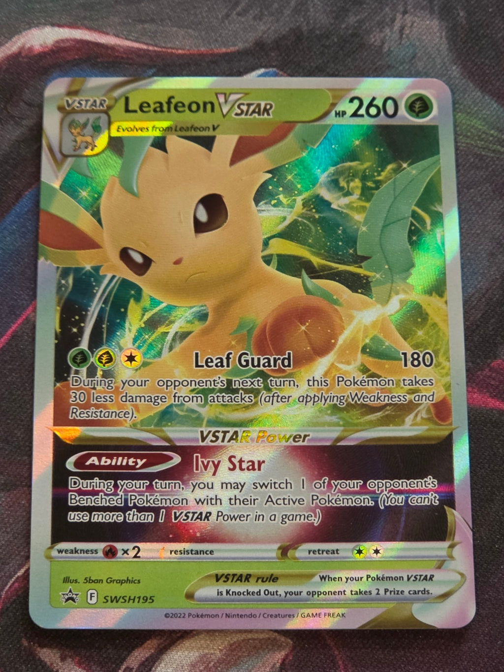 Leafeon VSTAR - SWSH195 - SWSH: Sword & Shield Promo Cards - Promo - NM Pokemon
