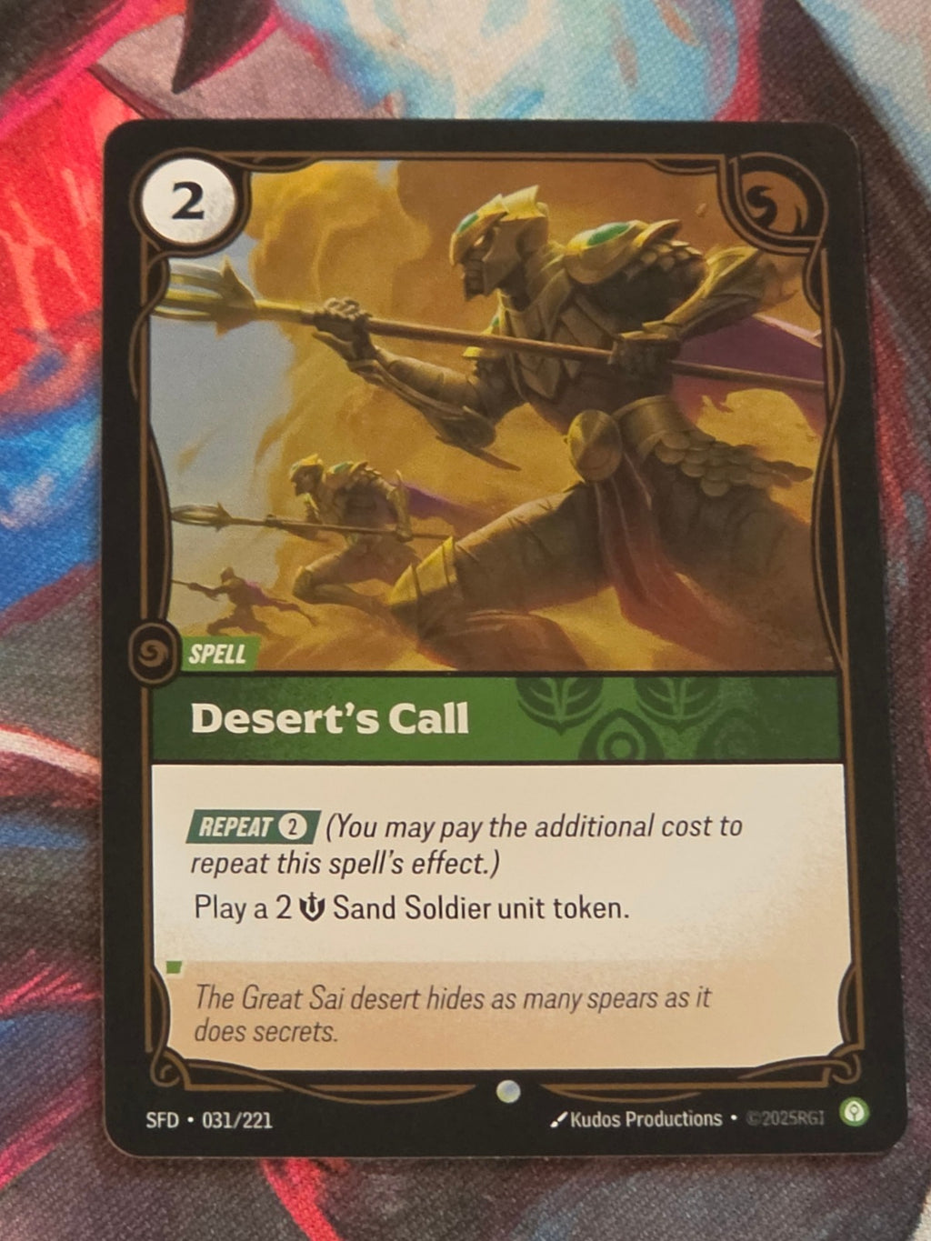 Desert's Call - 031/221 - Spiritforged - Common - NM