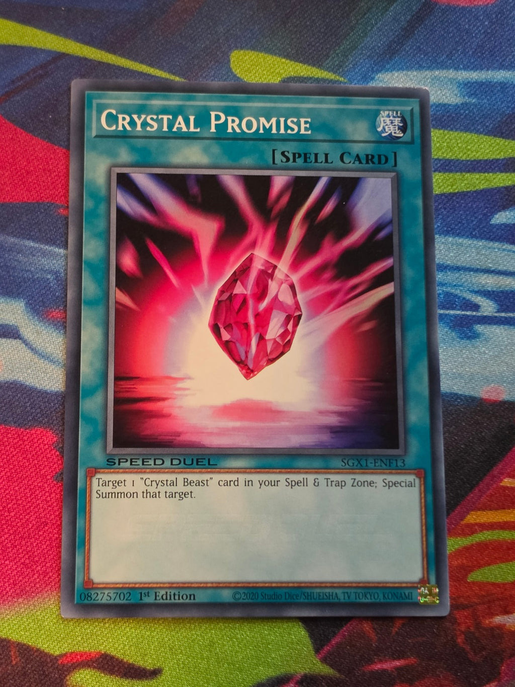 Crystal Promise Common Speed Duel GX: Duel Academy Box SGX1-ENF13 1st Edition 1st Edition LP Yu-Gi-Oh!