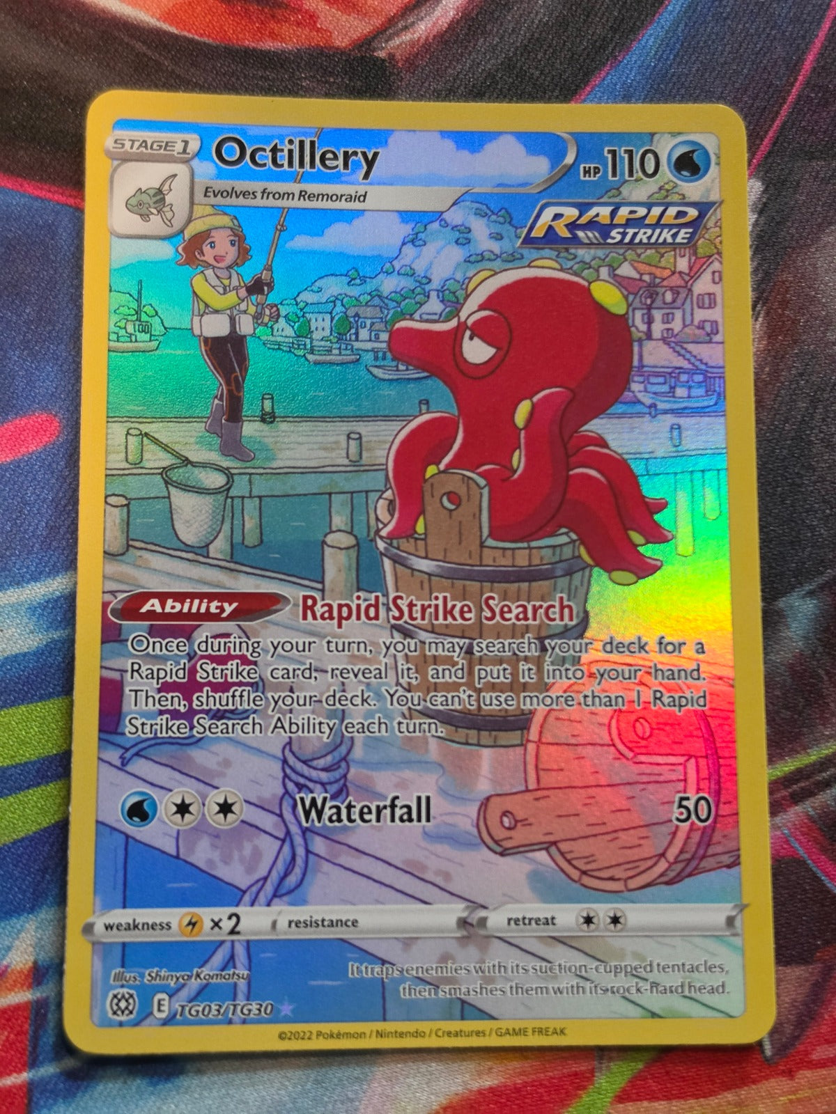 Octillery Ultra Rare Brilliant Stars Trainer Gallery TG03/TG30 NM Pokemon