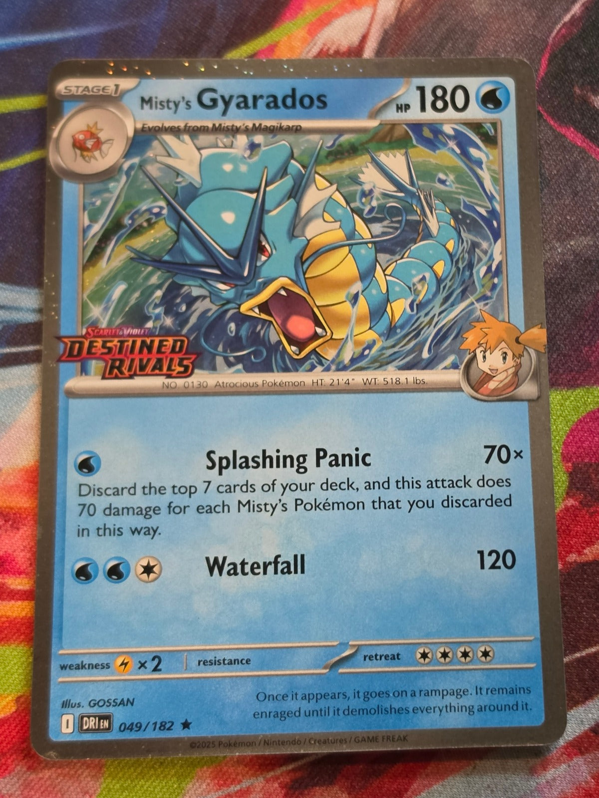 Misty's Gyarados (Prerelease) Rare Miscellaneous Cards & Products 049/182 NM Pokemon